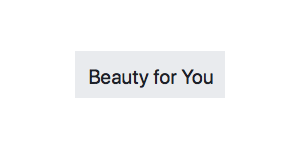 Beauty For You - logo